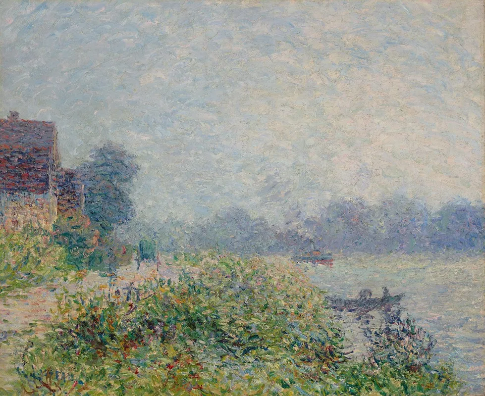 Bord De Riviere 6 by Gustave Loiseau - Canvas Print