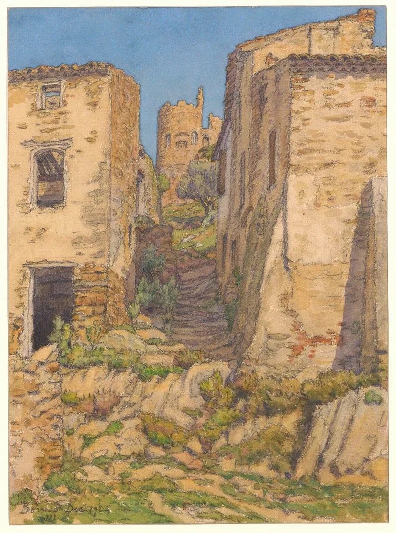 Bormes by Henri Rivière - Canvas Print