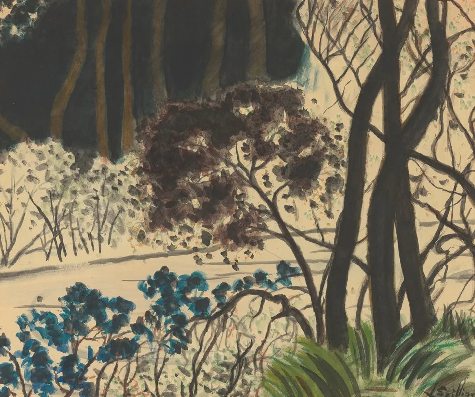 Bosgezicht 4 by Léon Spilliaert - Canvas Print