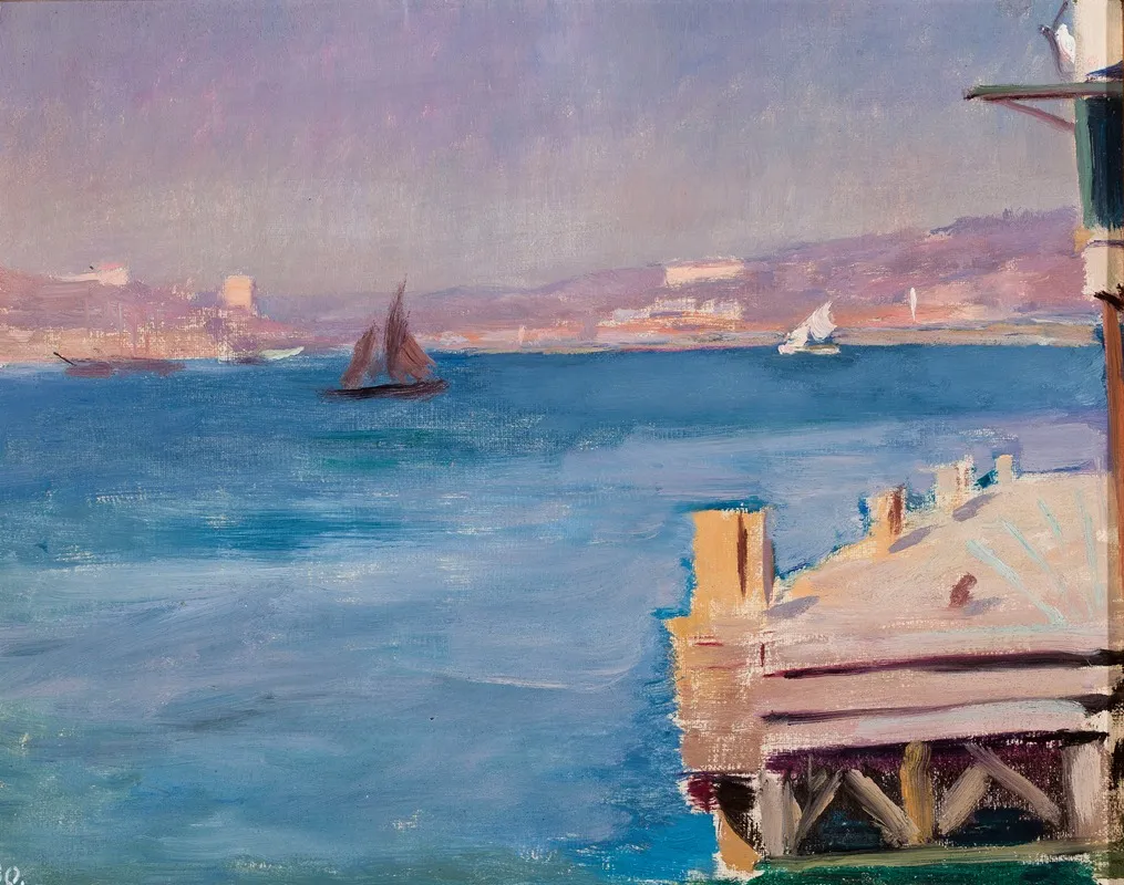 Bosporus Study From The Journey To Constantinople