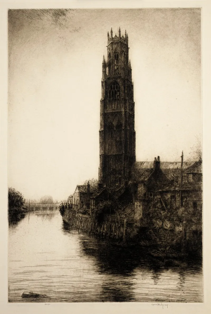 Boston Stump by Kerr Eby - Canvas Print