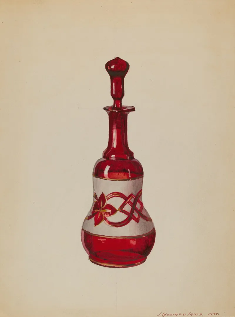 Bottle 13 by J. Howard Iams - Canvas Print