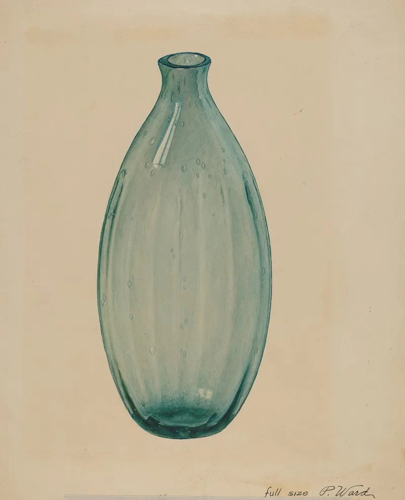 Bottle 23 by Paul Ward - Canvas Print