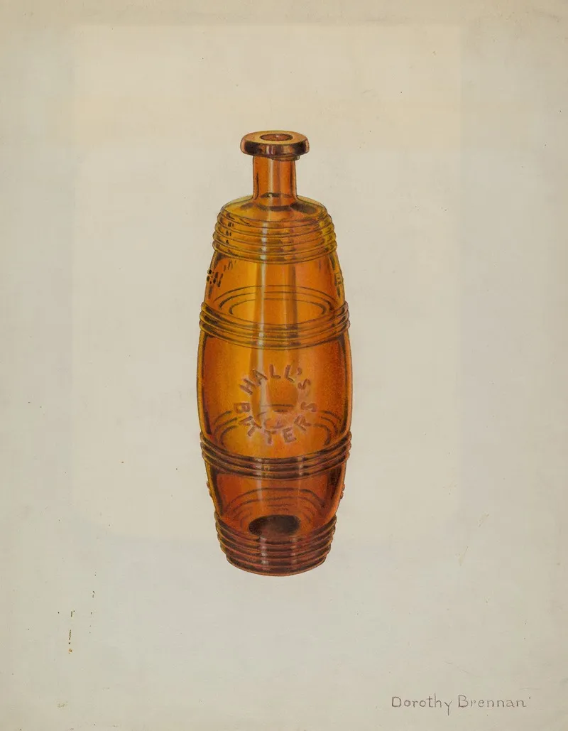 Bottle 8 by Dorothy Brennan - Canvas Print