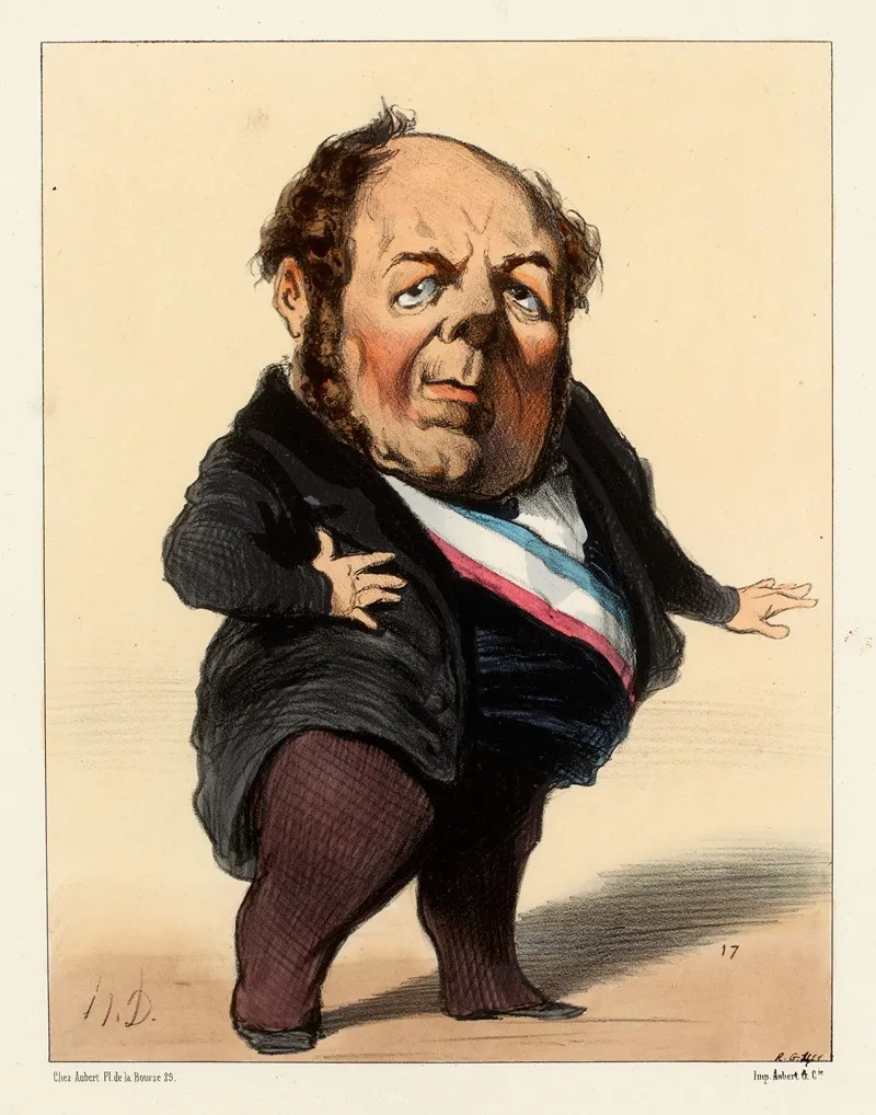 Boulay De La Meurthe by Honoré Daumier - Canvas Print