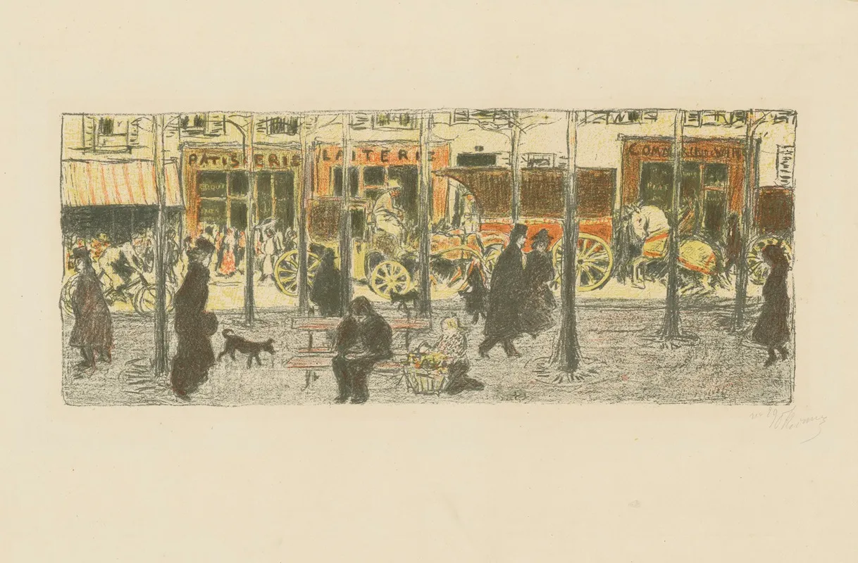 Boulevard 4 by Pierre Bonnard - Canvas Print