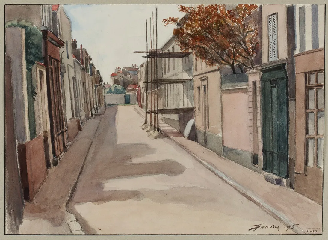 Boulevard Chauvelot 1er Troncon by F. Séguin - Canvas Print