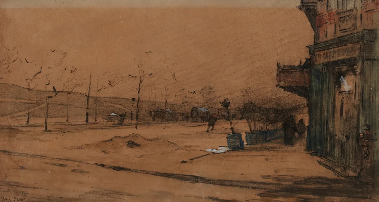 Boulevard Ney 18eme Arrondissement by Francis Garat - Canvas Print