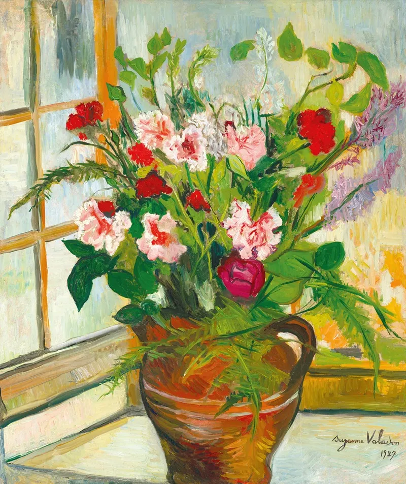 Bouquet De Fleurs by Suzanne Valadon - Canvas Print