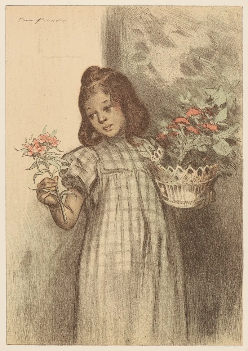 Bouqueterie by Firmin Bouisset - Canvas Print