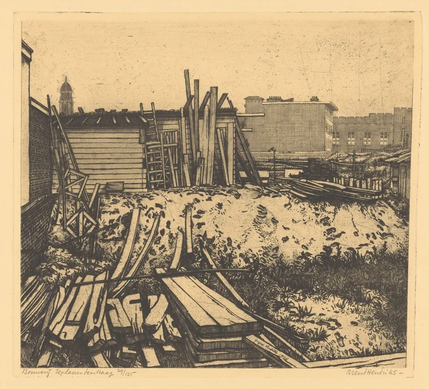 Bouwerij Ieplaan Den Haag by Arend Hendriks - Canvas Print