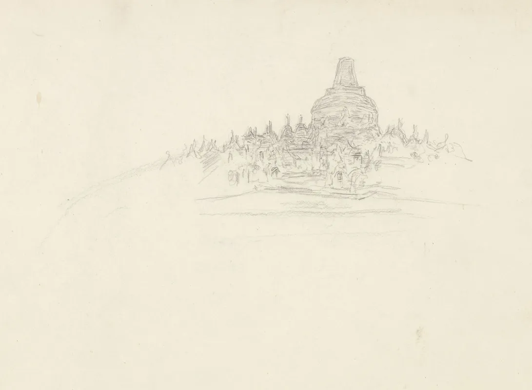 Bovenste Verdieping Van De Borobudur