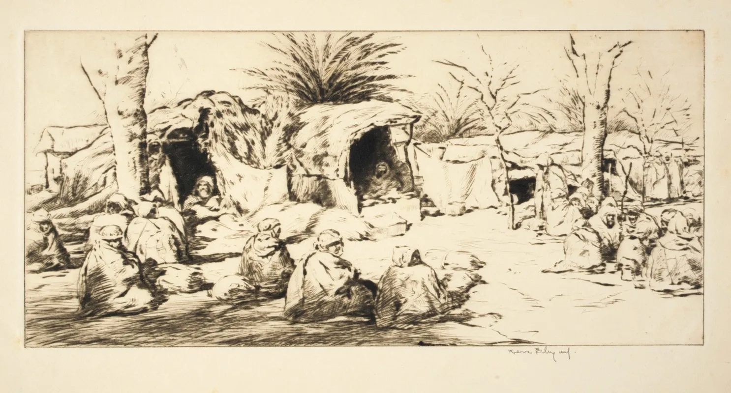 Bow Saada Markets by Kerr Eby - Canvas Print