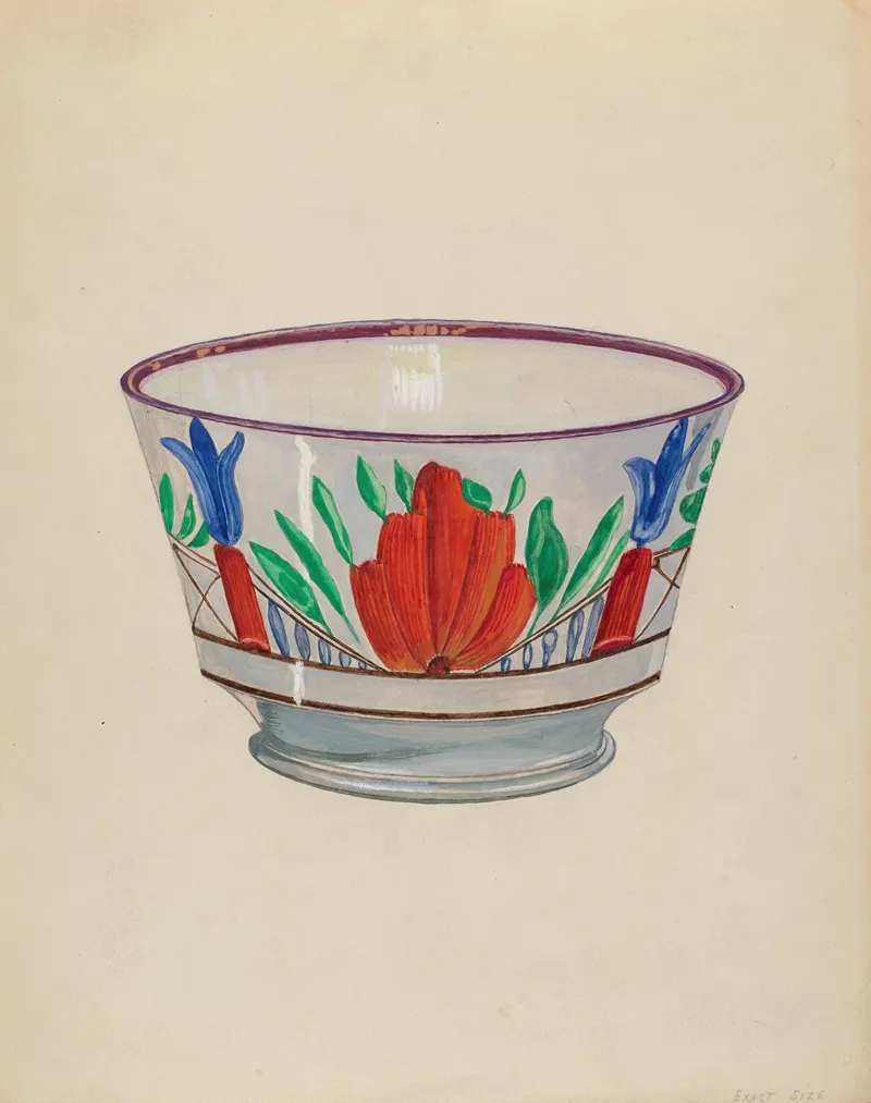 Bowl 16 by John Cutting - Canvas Print