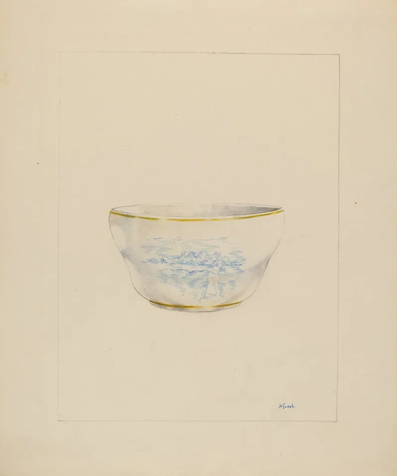 Bowl 30 by Joseph Sudek - Canvas Print