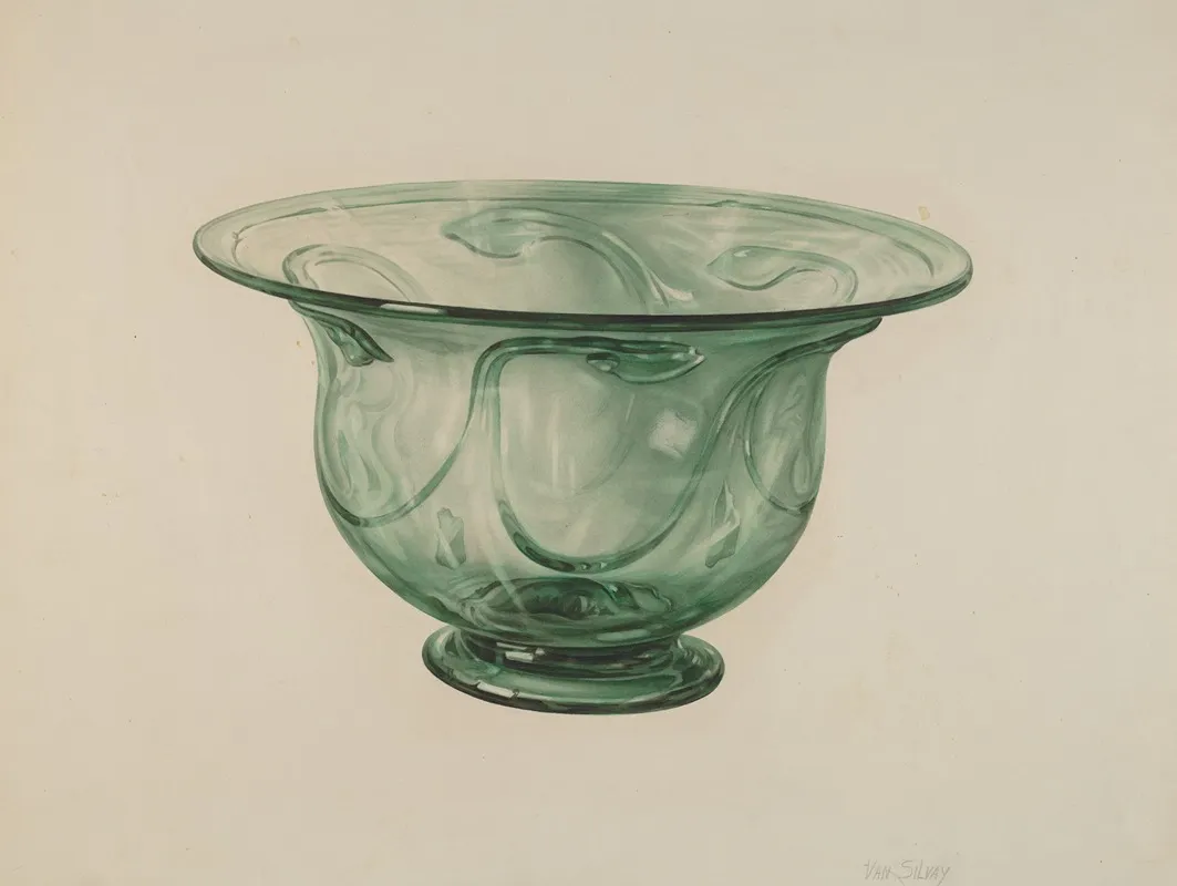 Bowl 42 by Van Silvay - Canvas Print