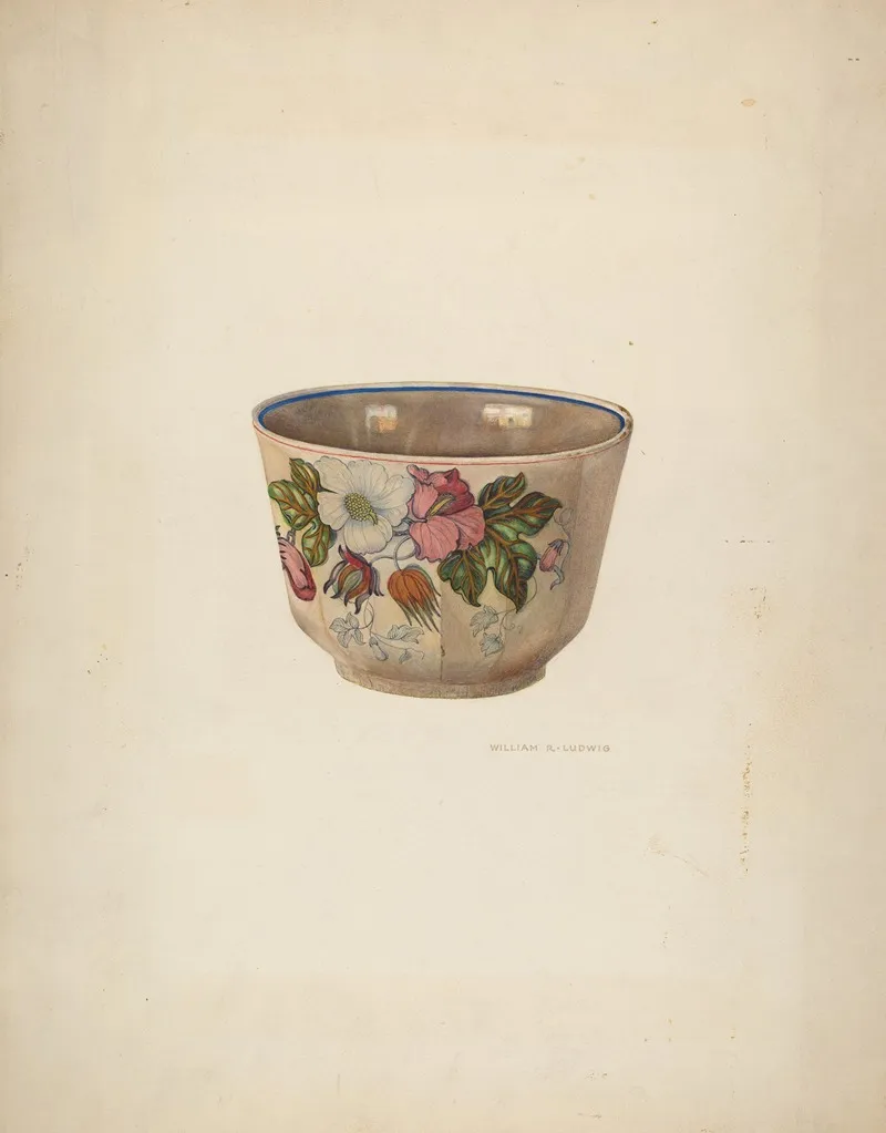 Bowl 46 by William Ludwig - Canvas Print