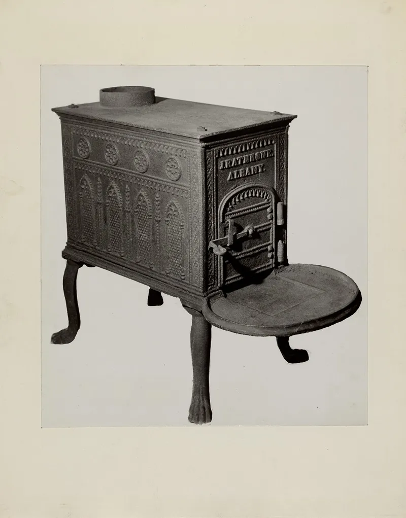 Box Stove 2 by Charles Von Urban - Canvas Print