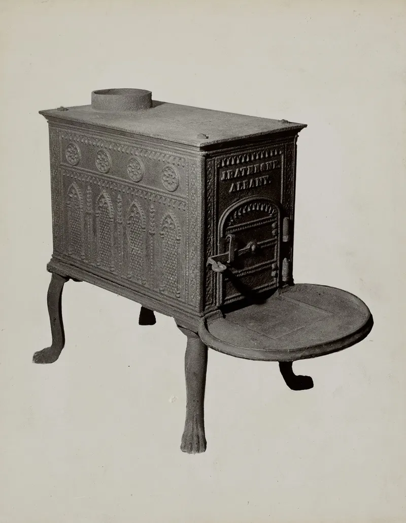 Box Stove by Charles Von Urban - Canvas Print