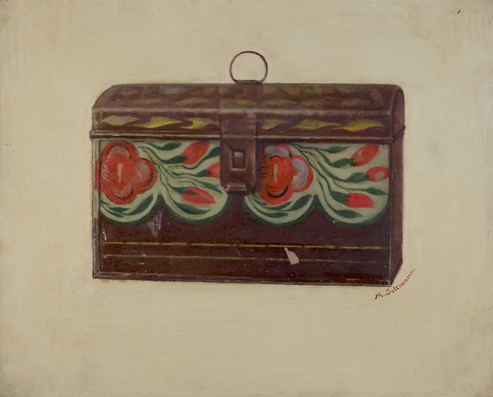 Box With Lid by Max Soltmann - Canvas Print