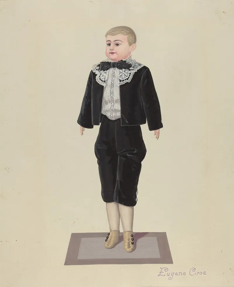 Boy Doll by Eugene Croe - Canvas Print