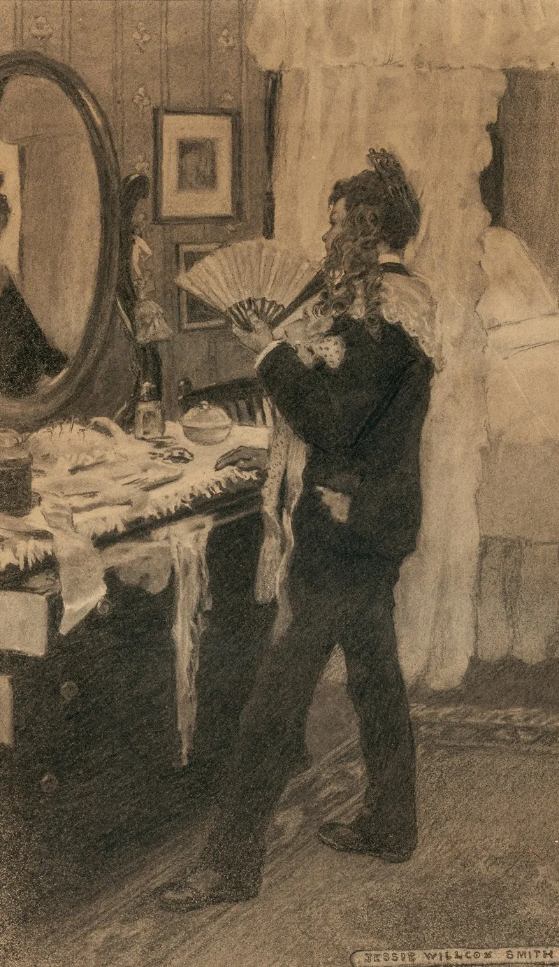 Boy Playing Dress Up