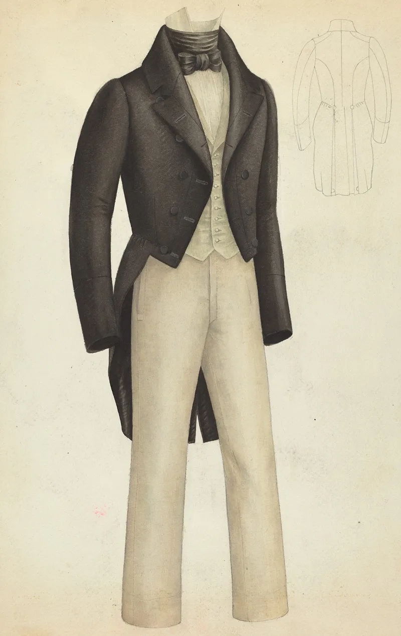 Boys Coat And Trousers 2 by Henry De Wolfe - Canvas Print