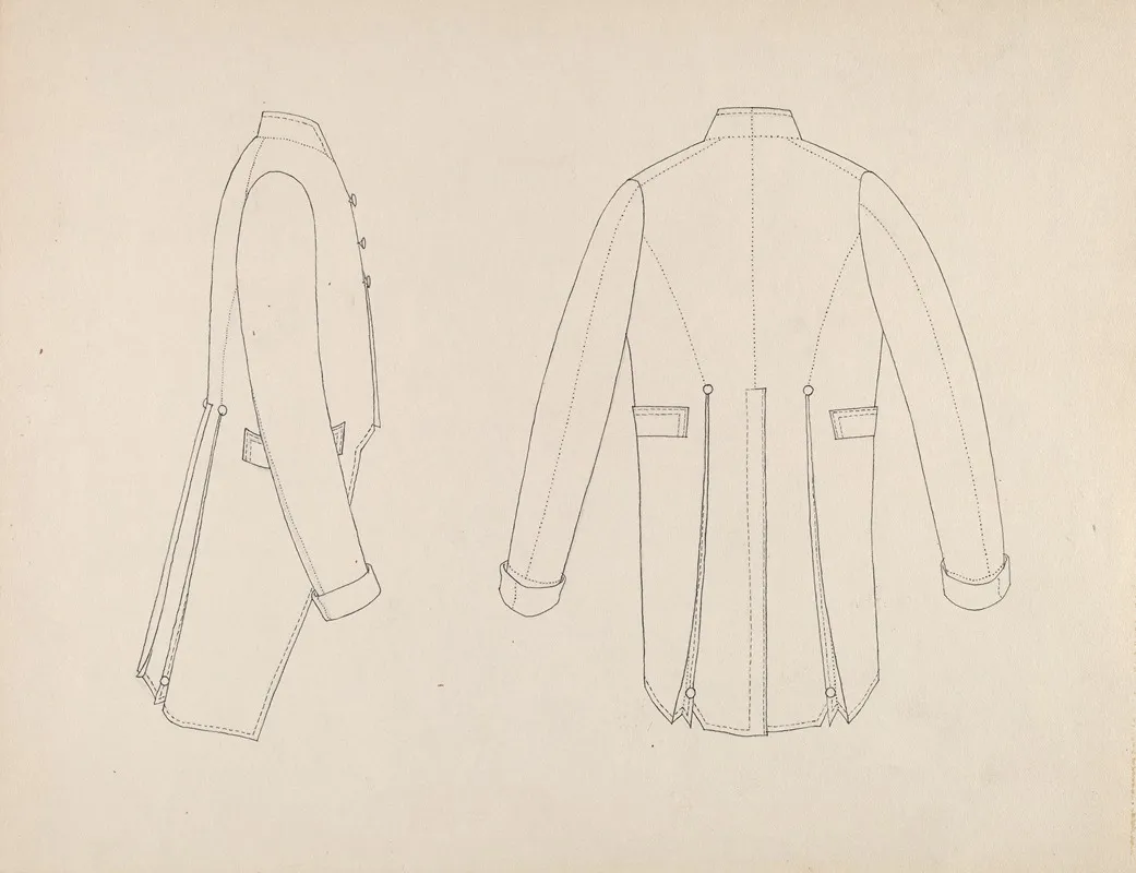 Boys Cutaway Jacket 2 by Dorothea Mierisch - Canvas Print