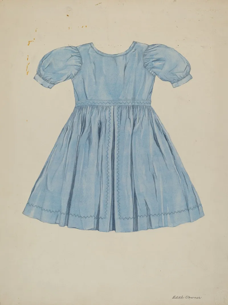 Boys Dress 2 by Edith Towner - Canvas Print