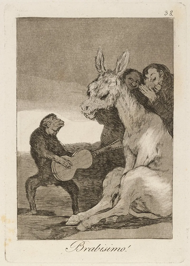 Brabisimo Bravo by Francisco de Goya - Canvas Print