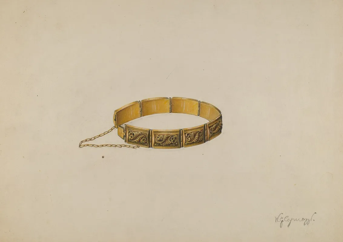 Bracelet 10 by Walter G. Capuozzo - Canvas Print