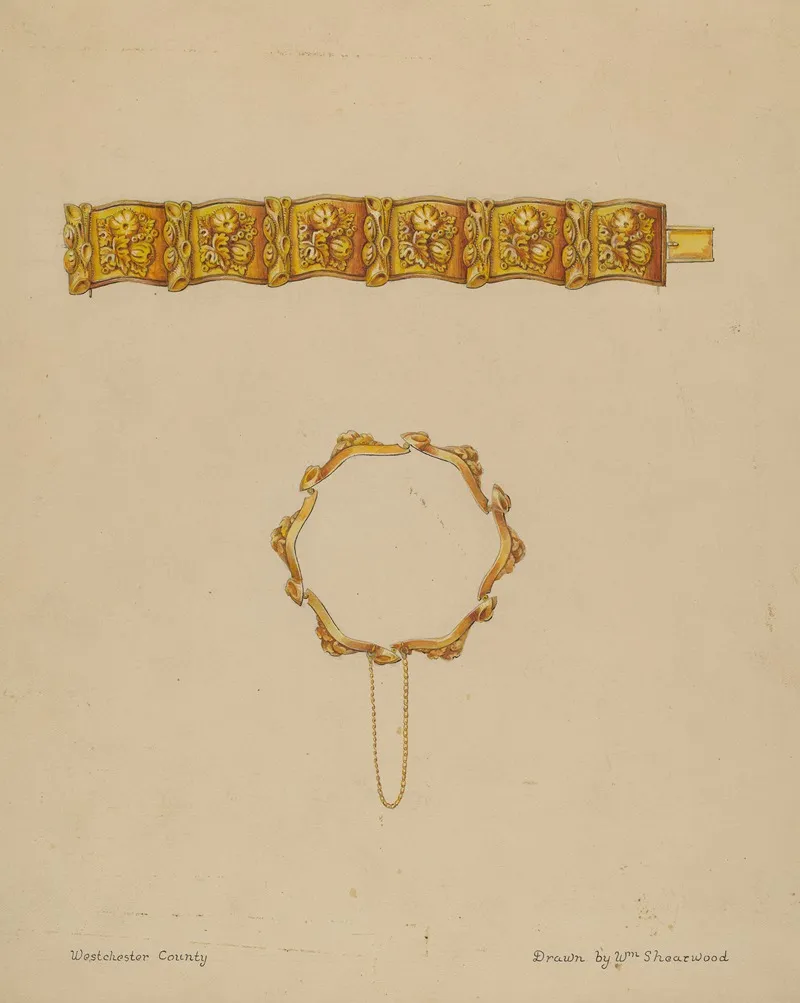 Bracelet 12 by William P. Shearwood - Canvas Print