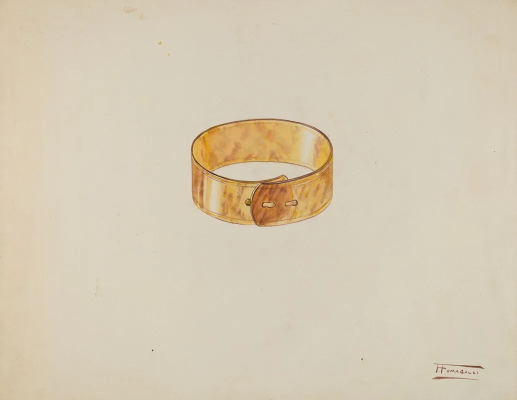 Bracelet 3 by Frank Fumagalli - Canvas Print