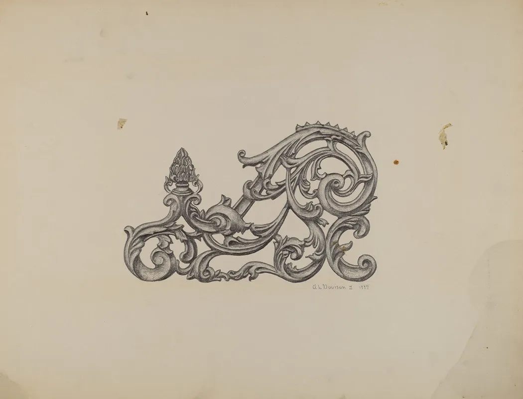 Bracket 2 by Austin L. Davison - Canvas Print