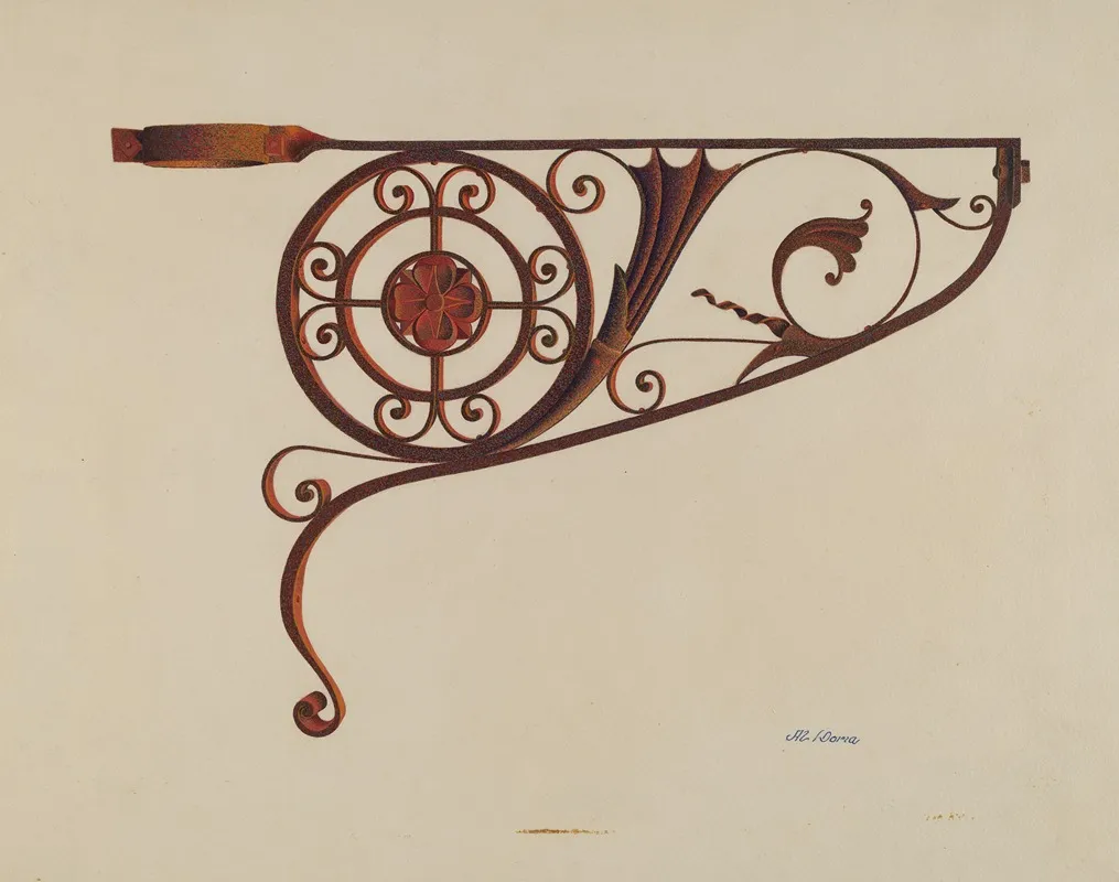 Bracket by Alvin J. Doria - Canvas Print