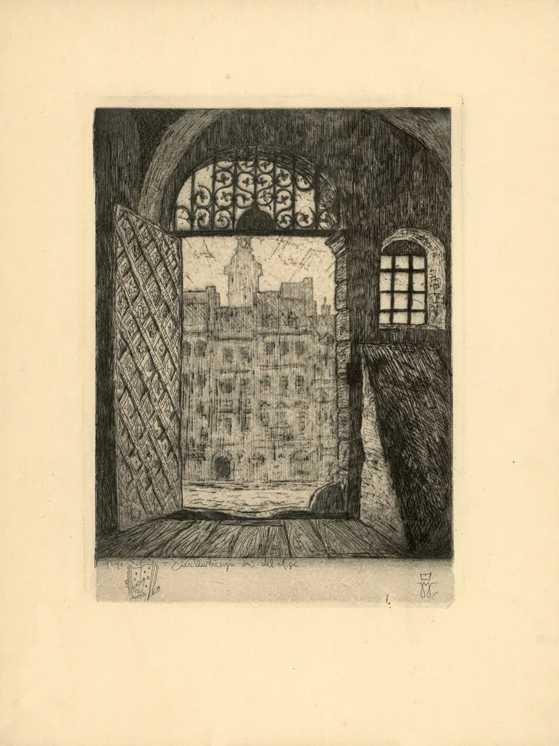 Brama Staromiejska by Tadeusz Cieślewski - Canvas Print