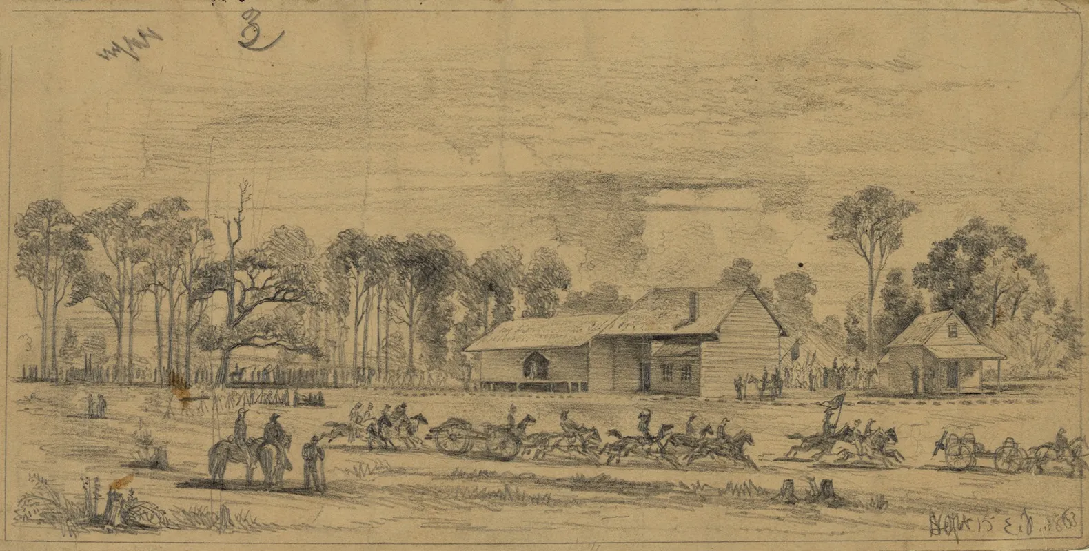 Brandy Station On The Orange And Alexandria R R Light Artillery Going To The Front