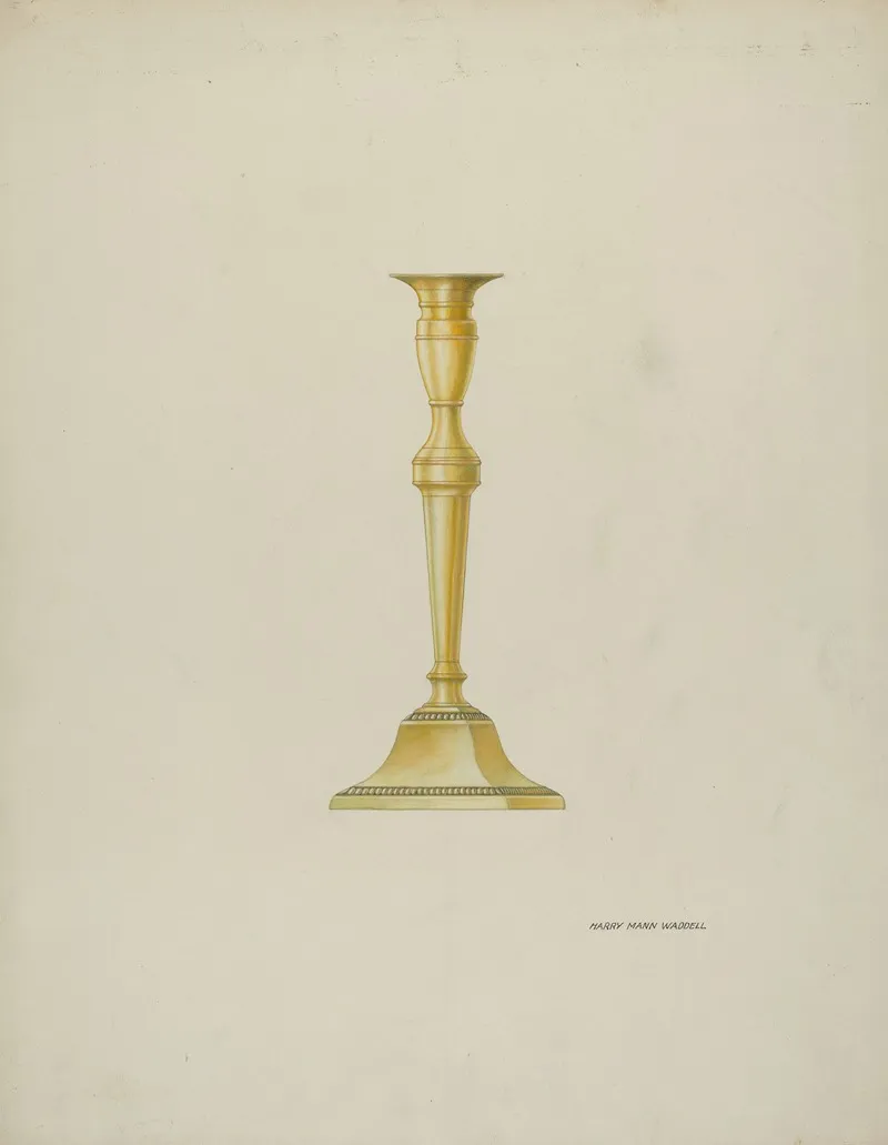 Brass Candlestick 3