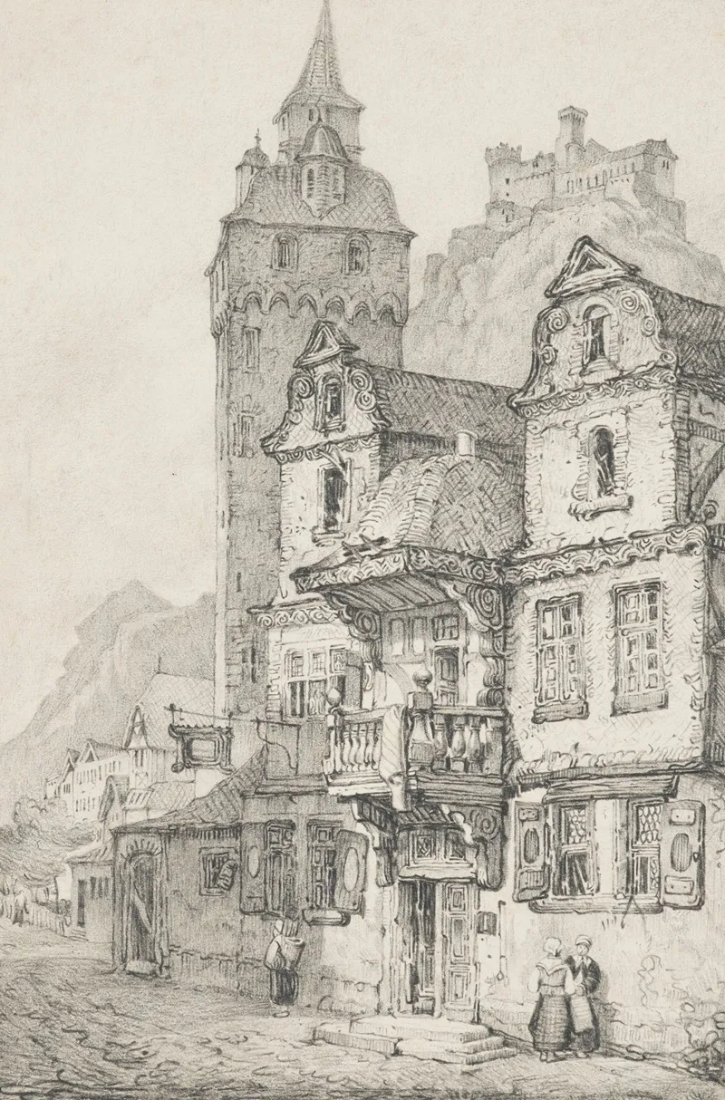 Braubach by Samuel Prout - Canvas Print