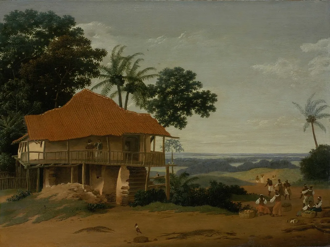 Brazilian Landscape With A Workers House