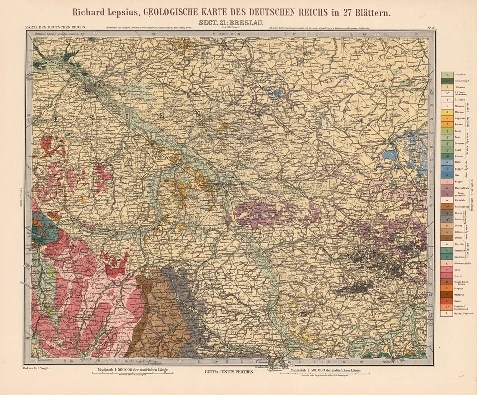 Breslau by F. Stiebritz - Canvas Print