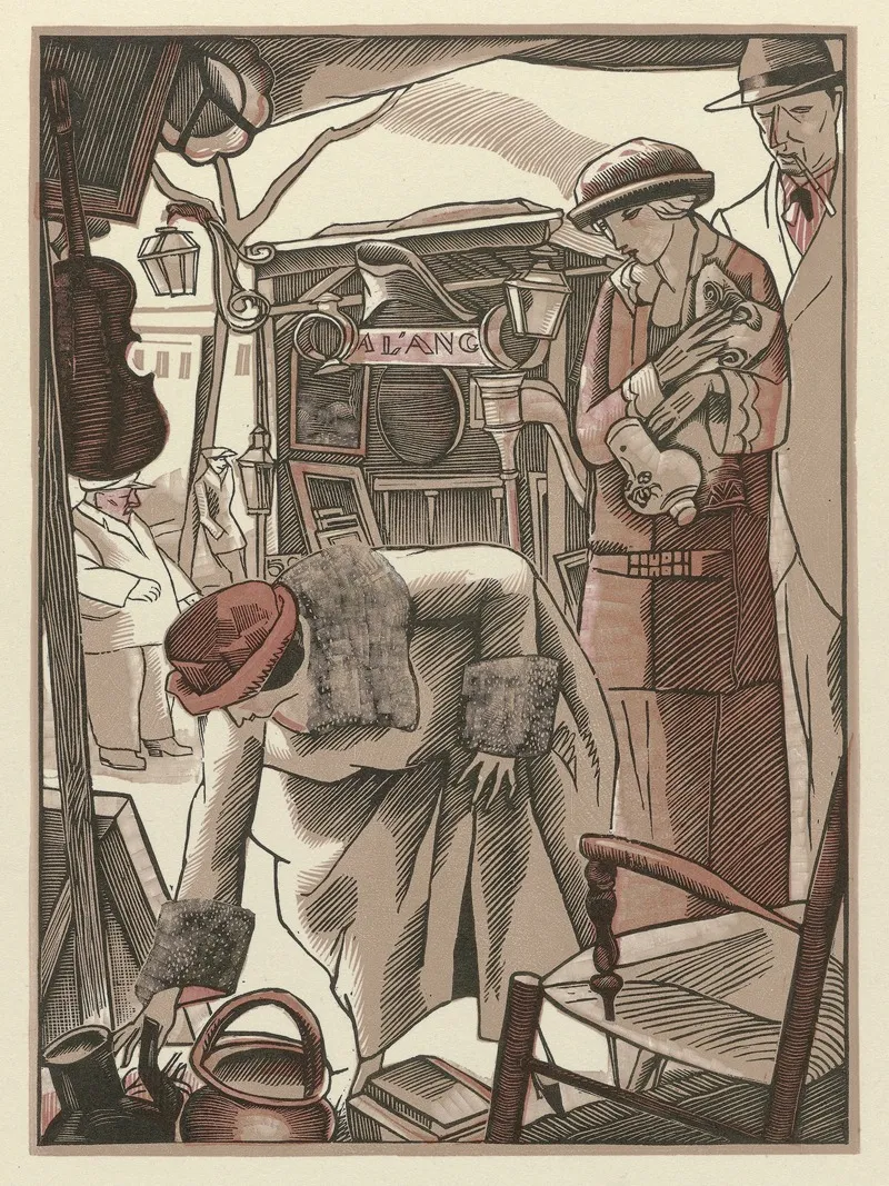 Bric A Brac by Fernand Siméon - Canvas Print