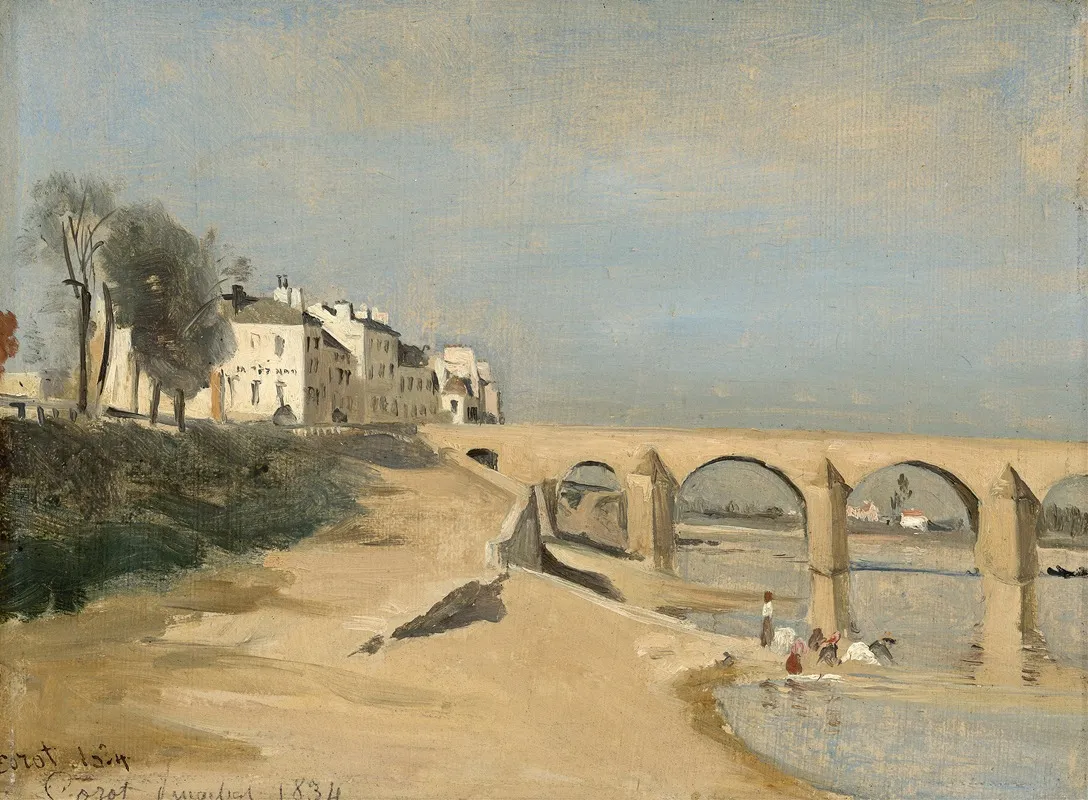 Bridge On The Saone River At Macon