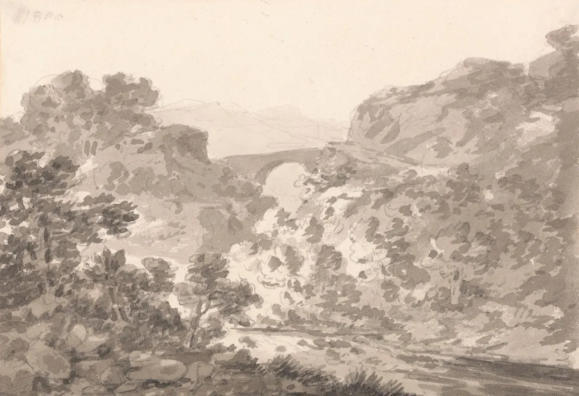 Bridge Over Stream North Wales