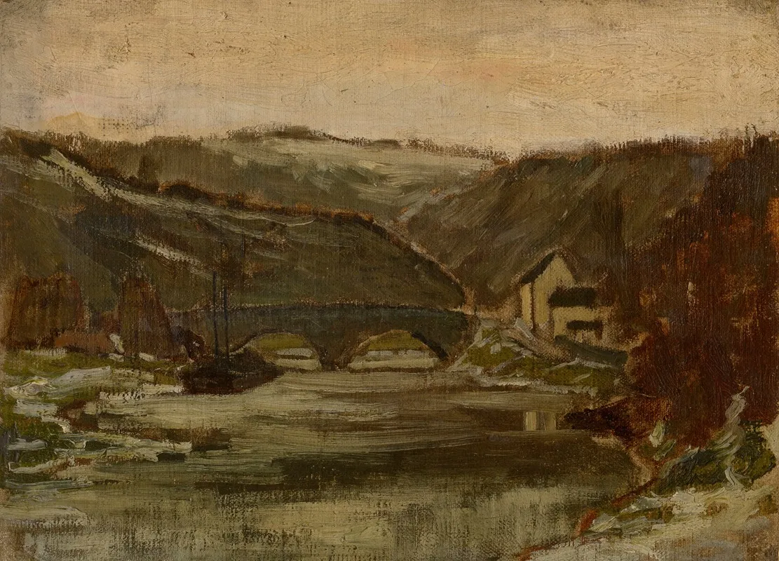 Bridge Over The River Lesse