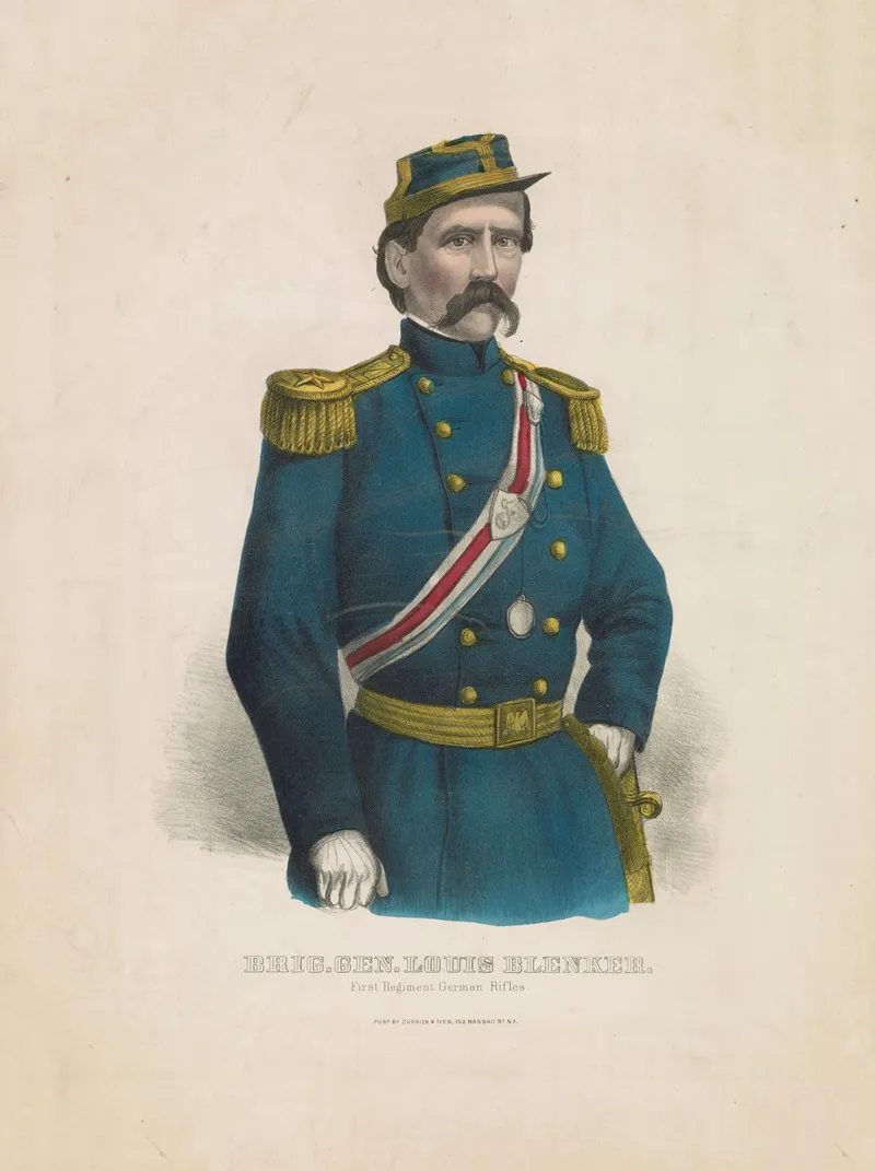 Brigadier General Louis Blenker First Regiment German Rifles