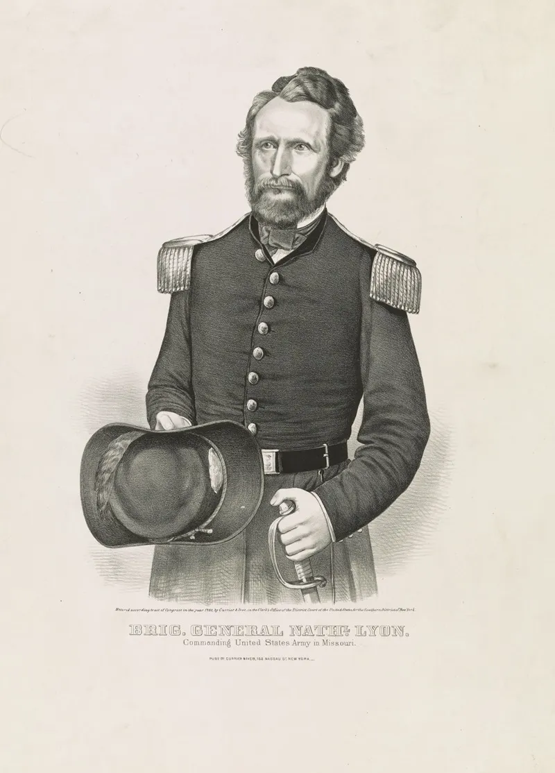 Brigadier General Nathaniel Lyon Commanding United States Army In Missouri