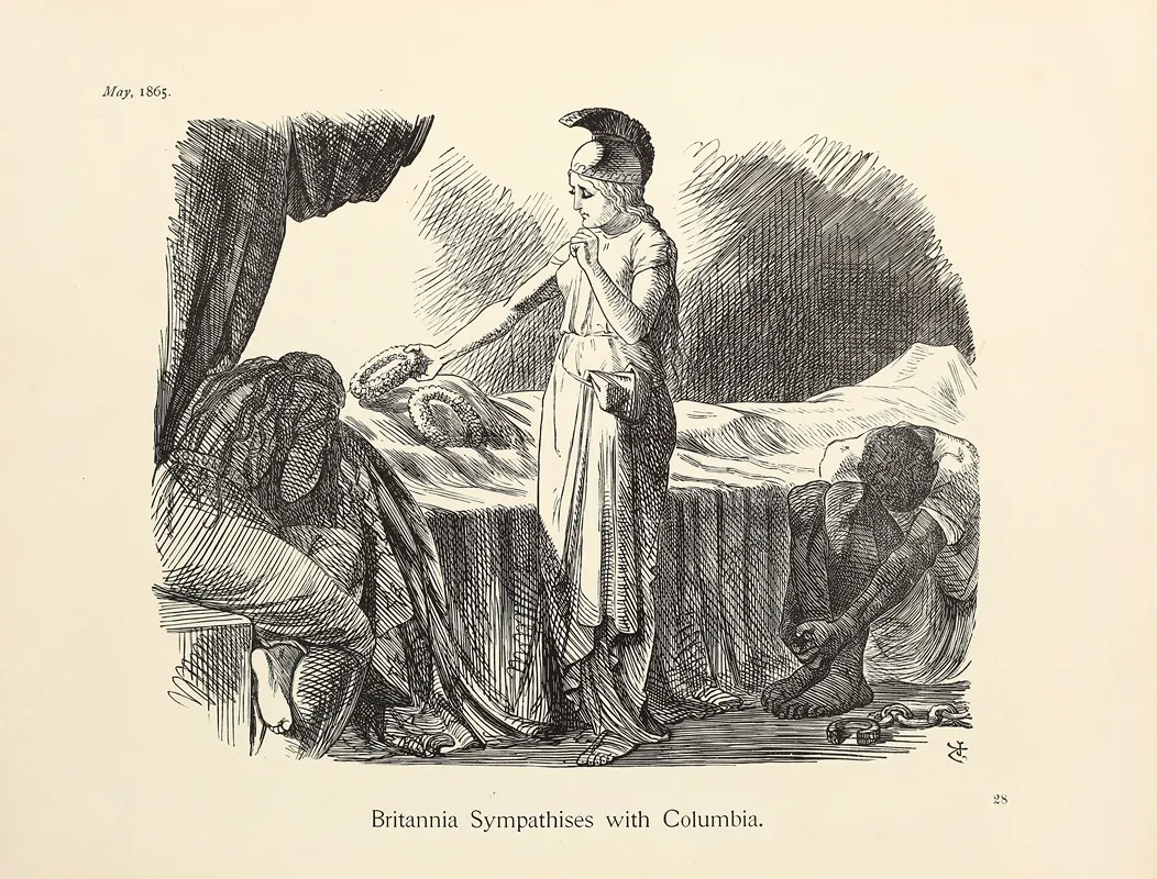 Britannia Sympathises With Columbia