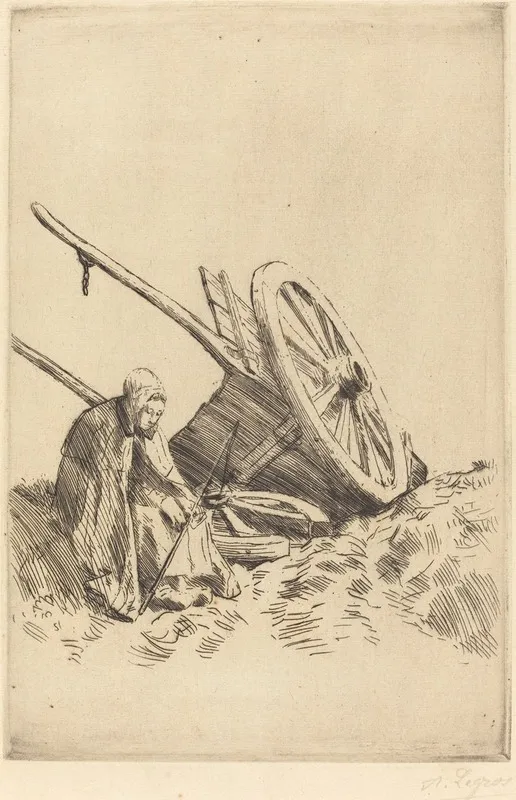 Broken Cart La Charrette Brisee