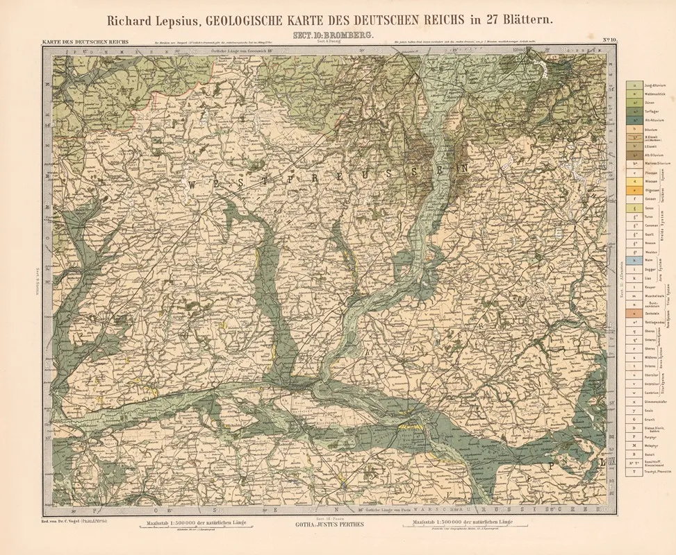 Bromberg by F. Stiebritz - Canvas Print